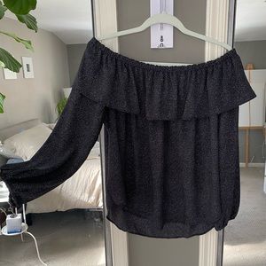 Off shoulder flowy top